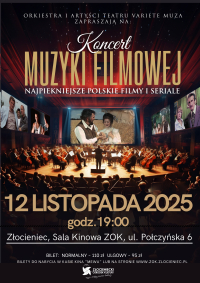Zaproszenie na koncert Muzyki Filmowej