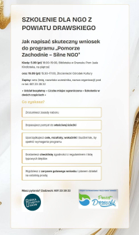 Zaproszenie na szkolenia od Kooperatywy Mosty Perspektyw